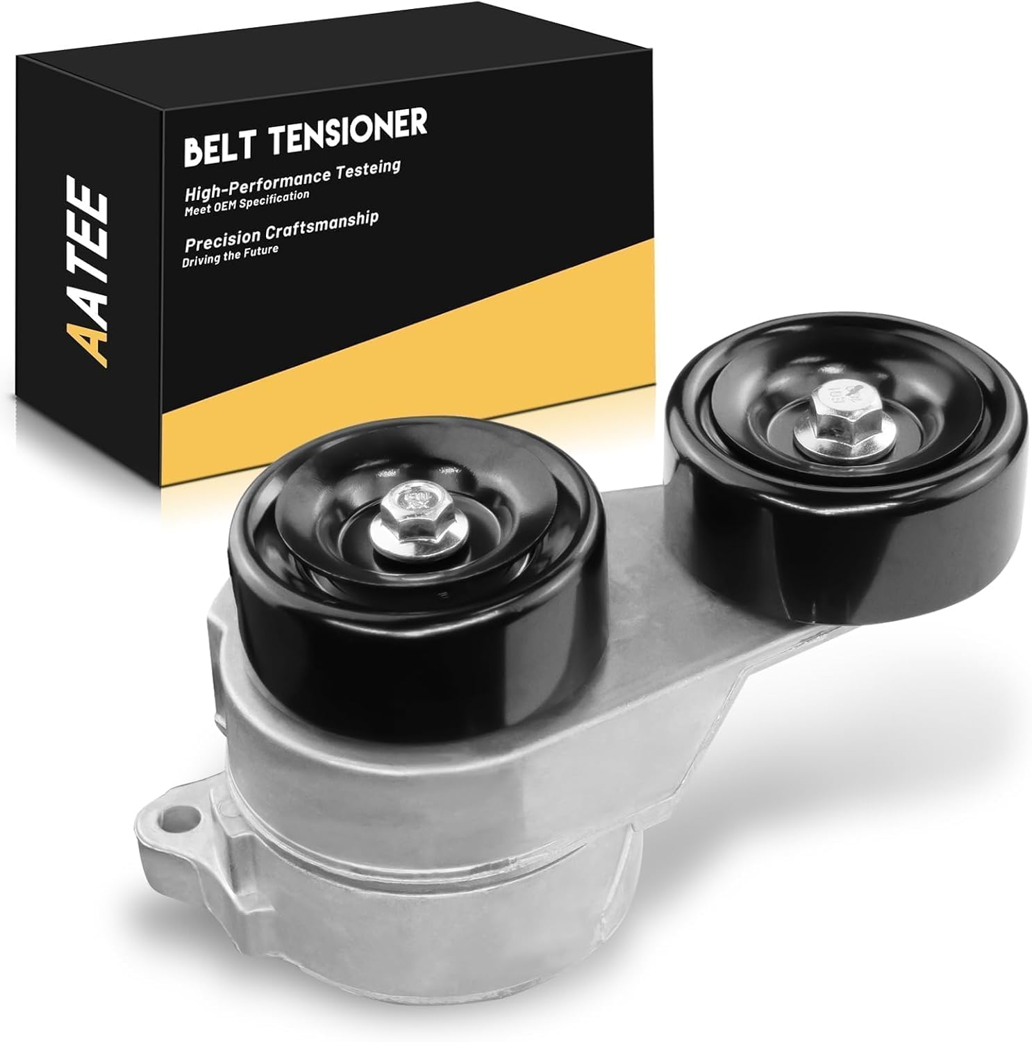AATEE 38332 Belt Tensioner Assembly with Pulley For:-Honda Accord Odyssey Pilot for:-Ridgeline 2003-2012, For:-Acura MDX RL TL ZDX 2003-2013 3.0L 3.2L 3.5L 3.7L V6, Belt Tensioner OE# 39142