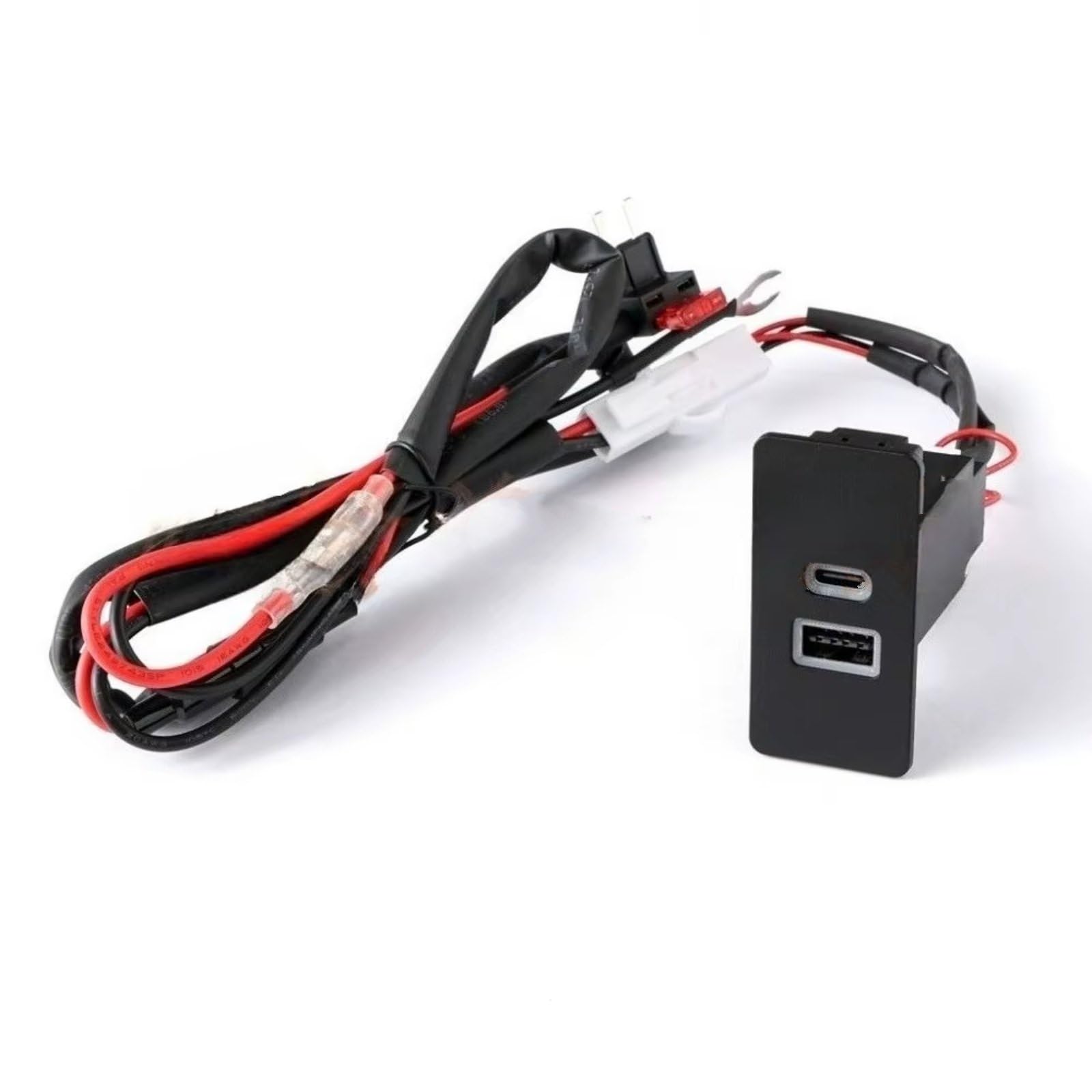 Console Centrale Porta USB Compatibile Con Per Golf Auto Doppio Telefono Veloce Caricabatterie Presa Tipo C Adattatore Alimentazione Presa Ricarica Porta USB