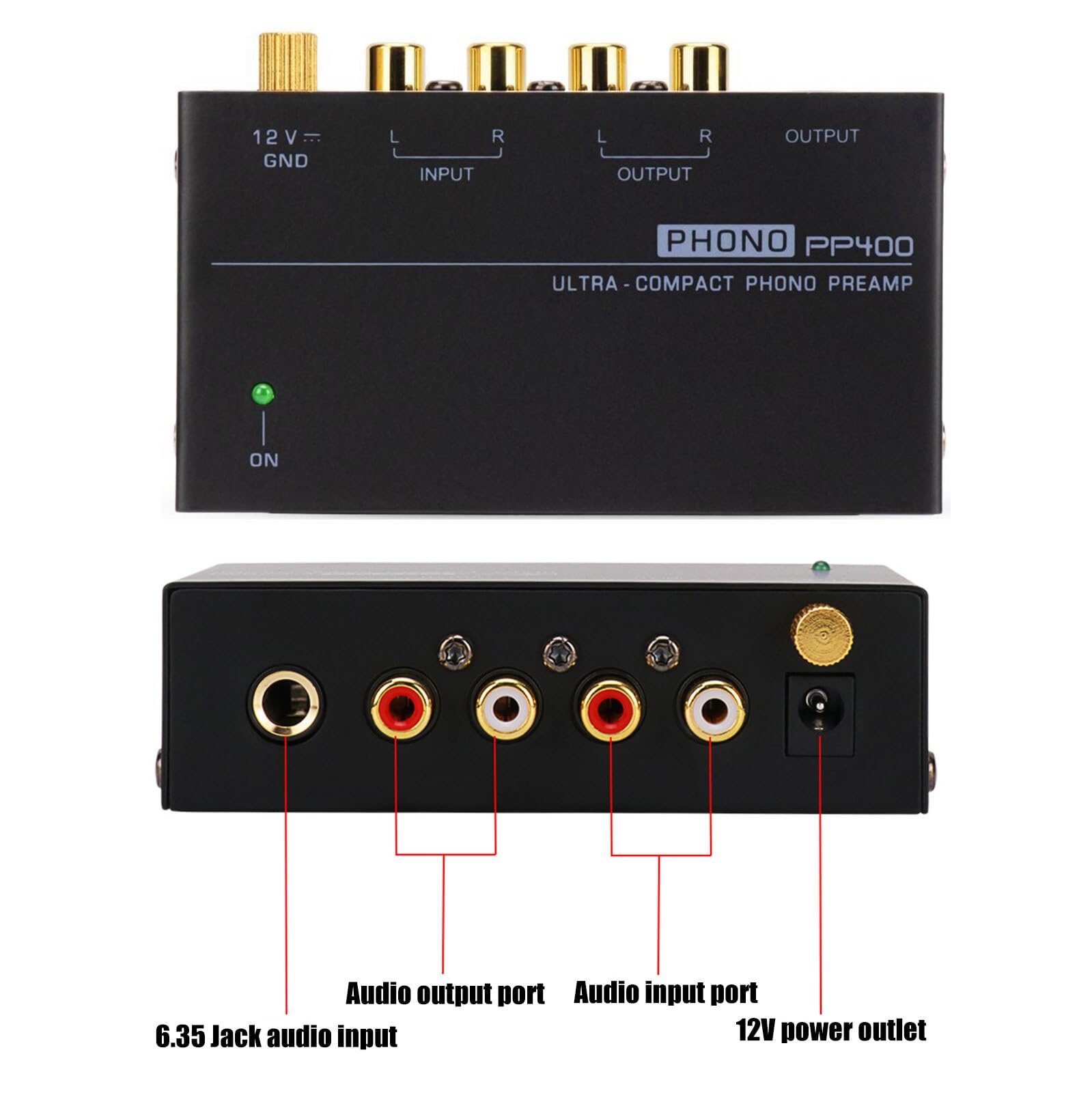 Preamplificatore Pre-amplificatore Per Giradischi Audiofili M/M - Foto 9
