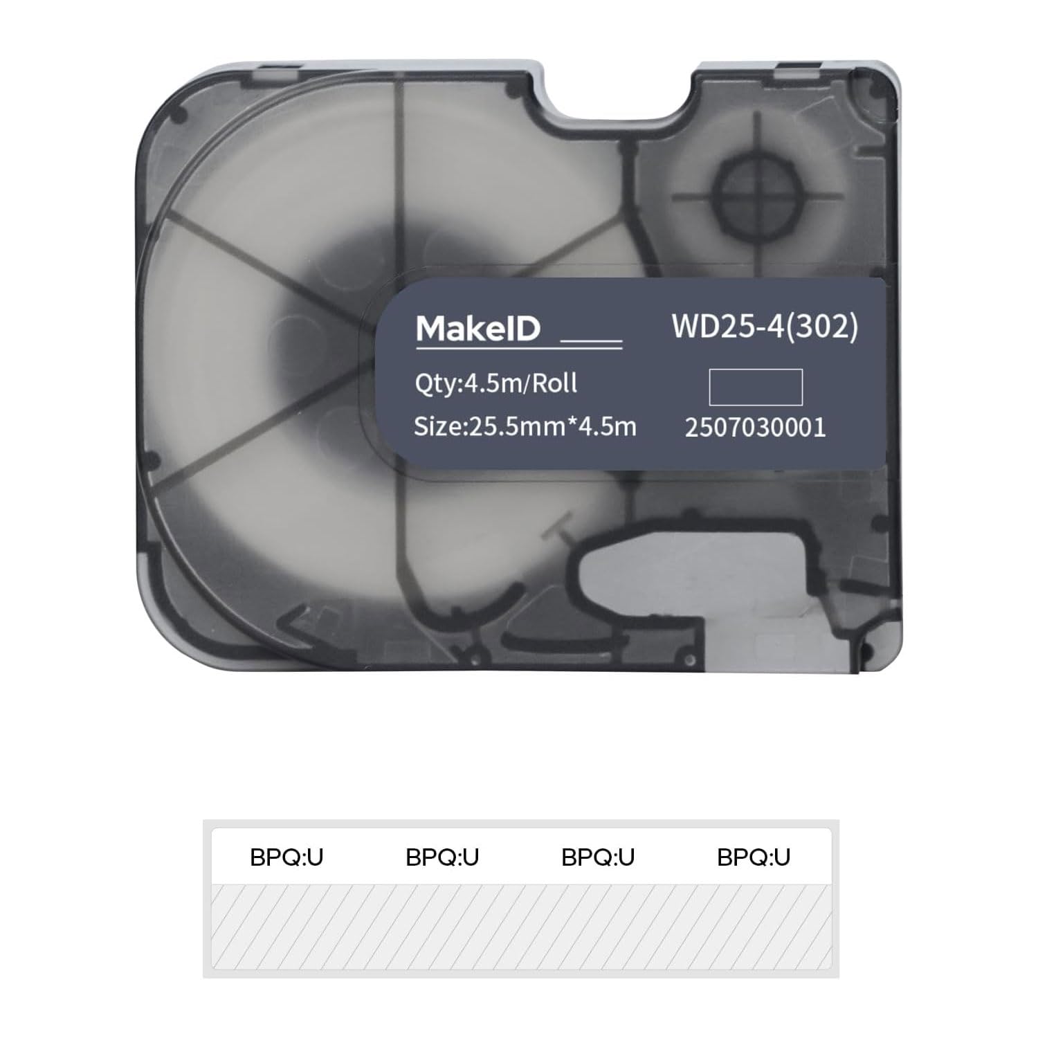MakeID P31S&P31 Self-Laminating Wire Wrap for Electrical&Datacom Cable, Integrated PE Labels with Ribbon Cartridge for P31S&P31 Industrial Label Maker