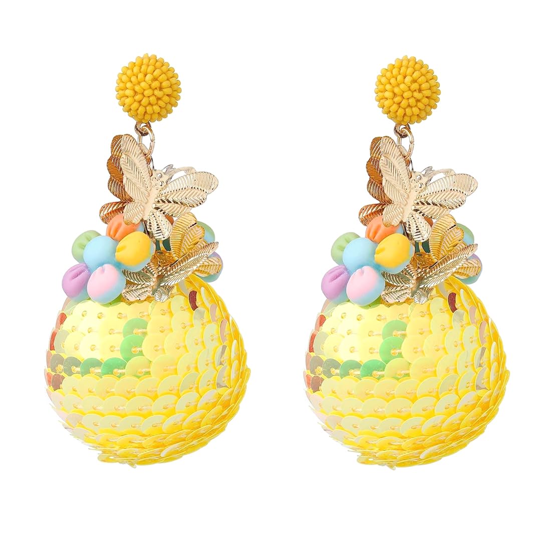 Yellow Chimes Earrings for Women and Girls| Drop Earrings for Women|Yellow Sparkling Drop Earrings for Girls |Birthday Gifts for Women| Anniversary Gift For Wife (B0CDBKL3KK) Amazon Price History, Amazon Price Tracker