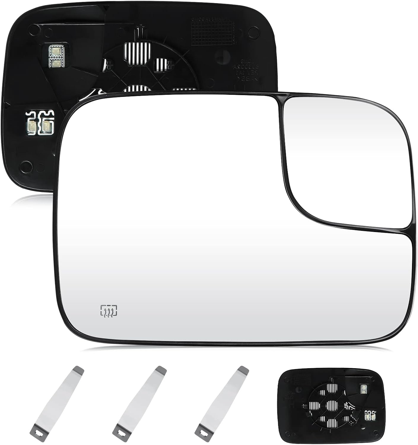 Passenger Right Side Mirror Blind Spot Convex Heated Mirror