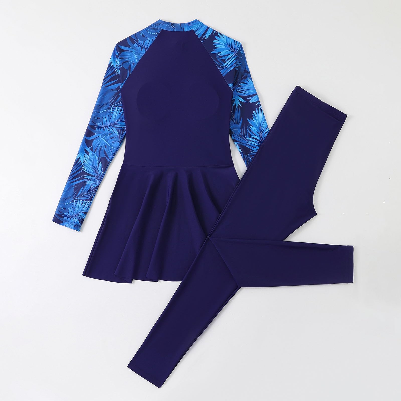 Generico Costume da Bagno Musulmano Costume Islamico da Donna a Manica Corta Modest Swimwear Beachwear Burkini Muslim Swimsuit