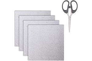 4 Pieces Universal Waveguide Cover Mica Plates Sheets for Microwave Oven Repair