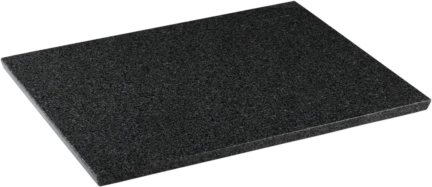 Koville Natural Granite Cutting Board for Kitchen, 16x20inch Extra Large Hand Crafted Stone Slab for Cheese, Charcuterie, Pastry Board - Wedding Gift, House Warming Gift