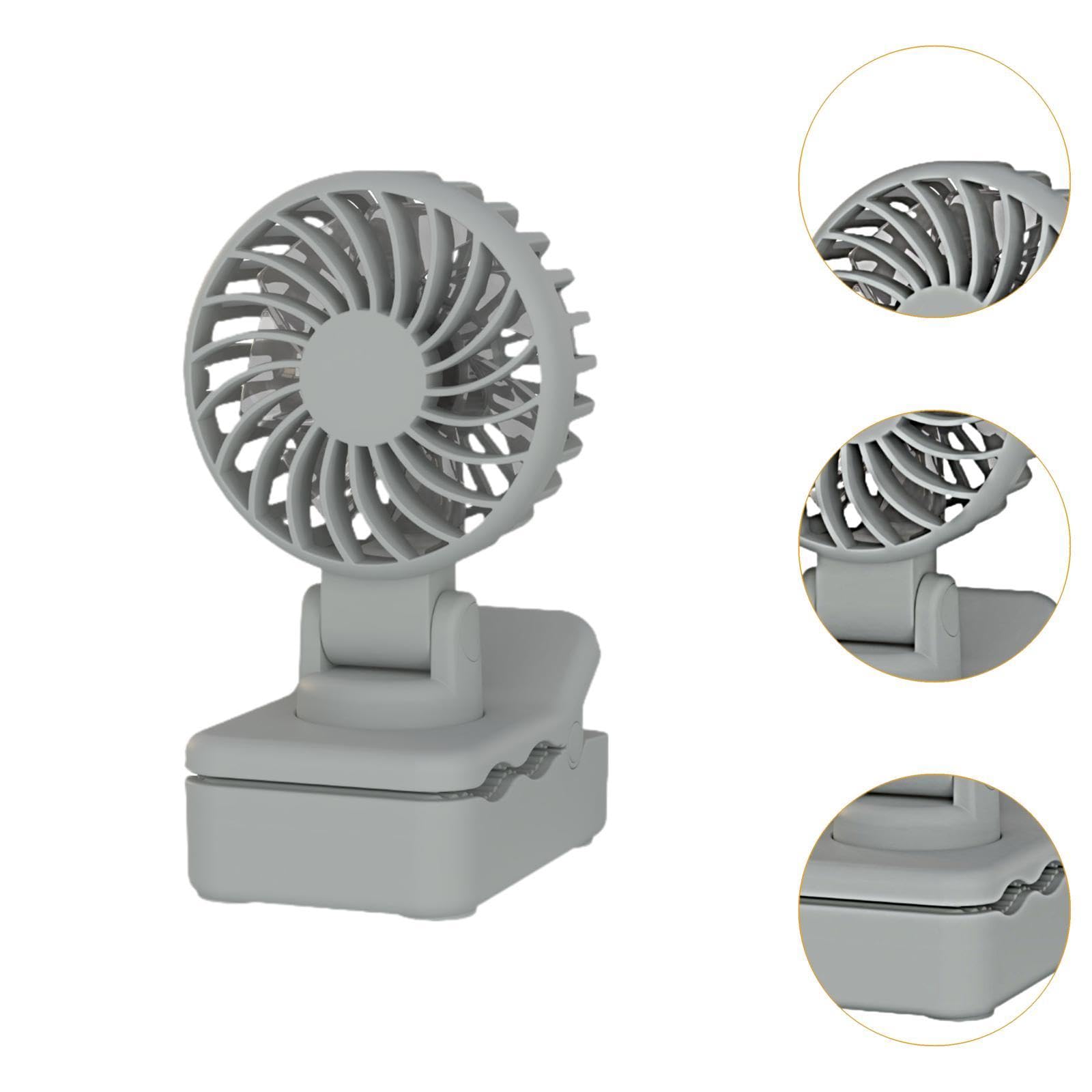 Ventilatore Compatto a Clip, Ideale per L'estate, con Impostazioni Adatte a Diverse Attività, Verde