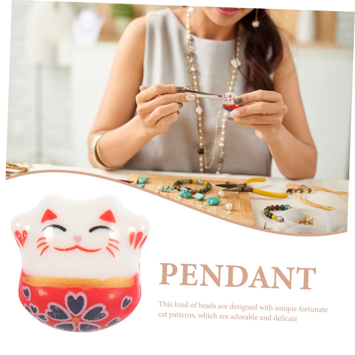 Anneome 60pezzi Per Charm Decorativi Per Braccialetti e Collane Accessori Per Personalizzati