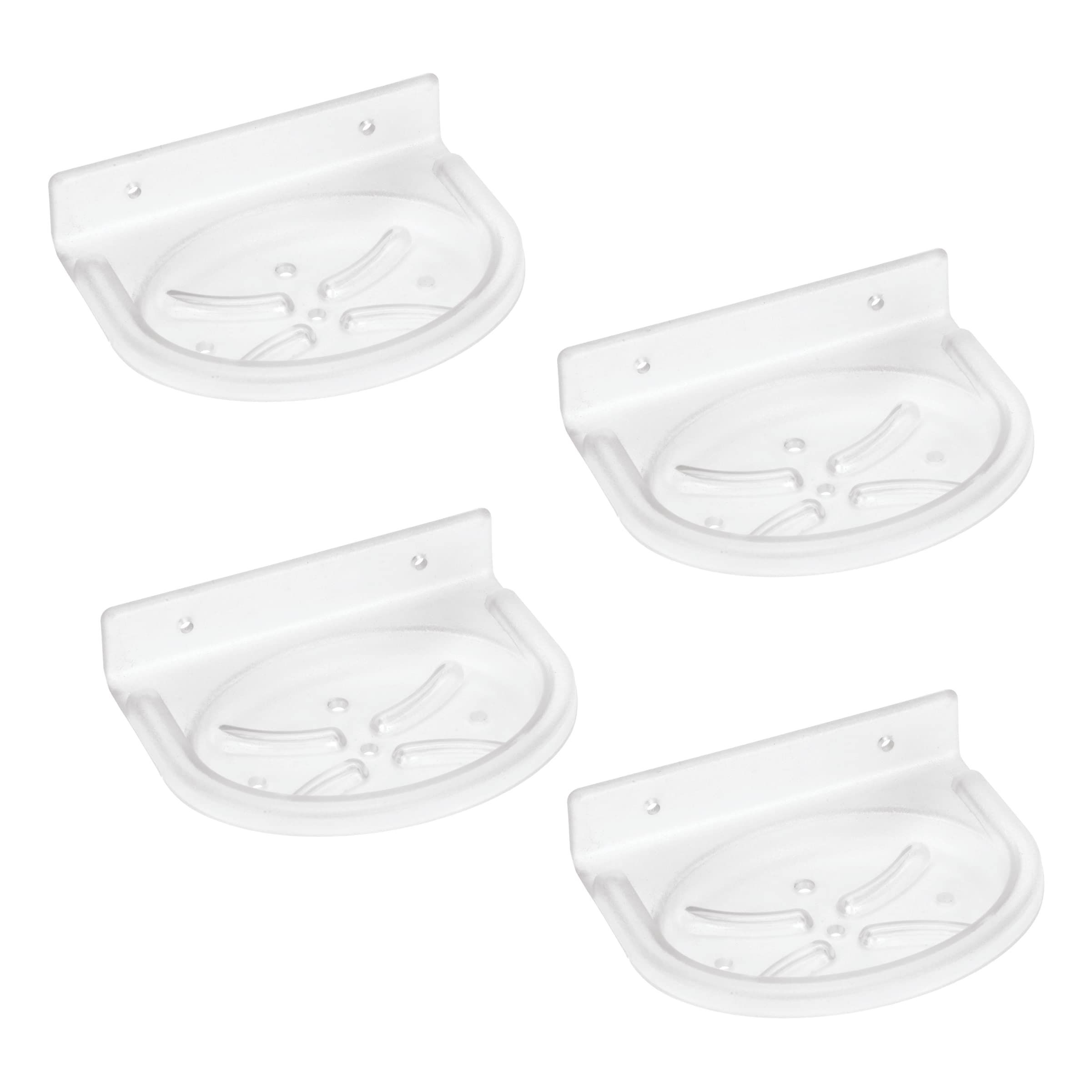 Ruhe® Round Soap Dish/Holder | Round Soap Dish/Stand/Holder | ABS Wall Mounted Round Soap Dish/Soap Stand/Soap Holder | Anti Rust & Corrosion Free | Pack of 4 (B09G9YC814) Amazon Price History, Amazon Price Tracker