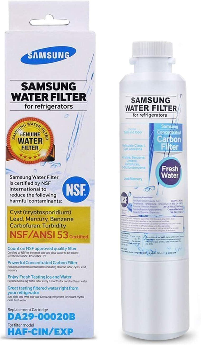 samsung water filter for refrigerator carbon filter