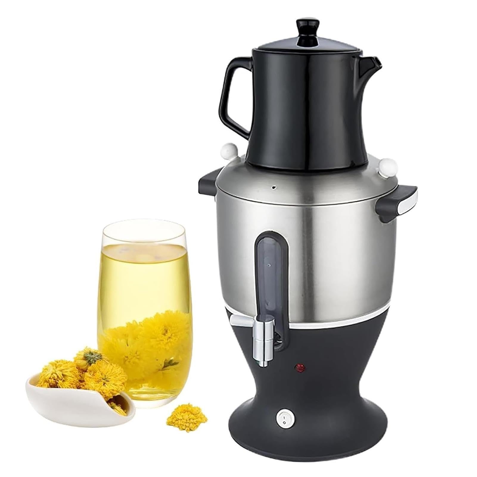 Tetera Eléctrica Con Infusor, Gran Hervidor 4L+Pequeño 1,5L