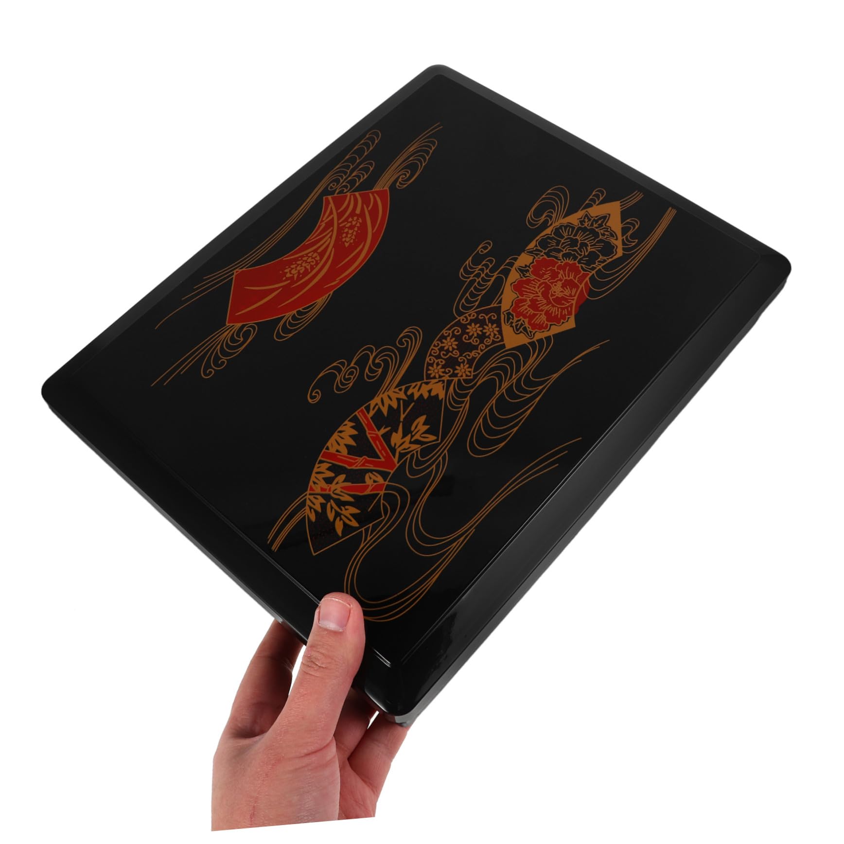 ERINGOGO Boîte Bento Japonaise à Six Compartiments Étanche Conteneur Déjeuner Portable pour Hommes Snack Box Réutilisable Design Japonais Compact pour Repas Frais Déplacement