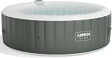 Arebos Whirlpool | inflatable | indoor & outdoor | 6 persons | ⌀ 208 cm | 130 massage jets | with heating | 1,000 litres | incl. cover | Bubble Spa & Wellness Massage - 3