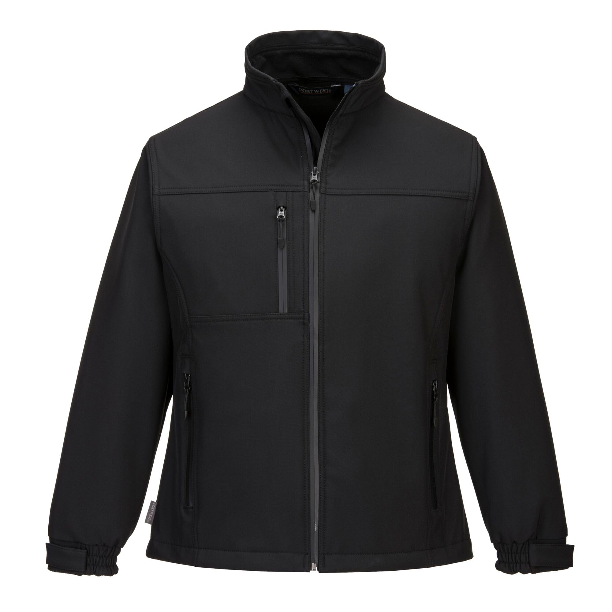 Portwest Charlotte Damen Softshelljacke (3L), Größe: S, Farbe: Schwarz, TK41BKRS