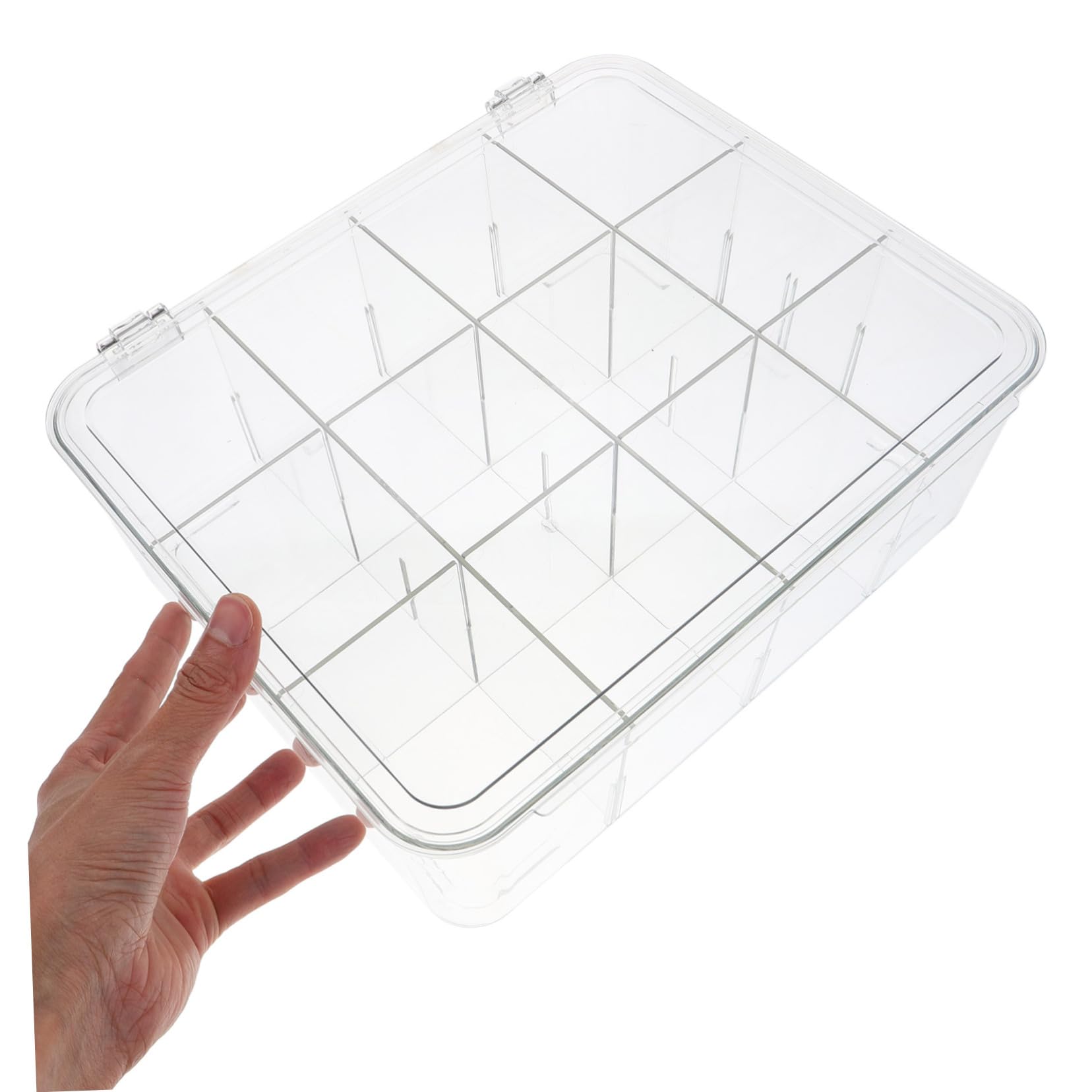 LABRIMP Scatola Porta Carte in Stile Semplice Contenitore Carte Per Ufficio Custodia Per Biglietti Da Visita Trasparente Porta Biglietti Da Visita Resistente