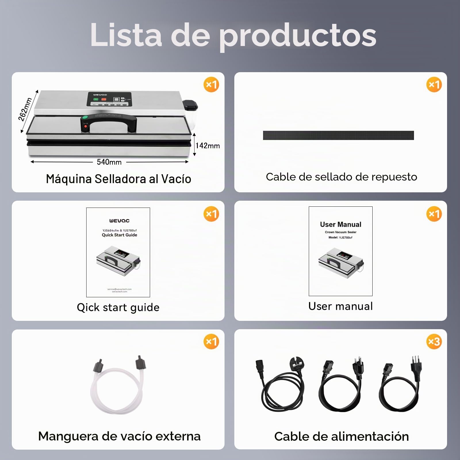 Wevac Máquina selladora al vacío de alimentos de 95 kpa, 550 W, potente operación con una sola mano, 12 en 1, sellador de alimentos con tanque de líquido para uso comercial o doméstico