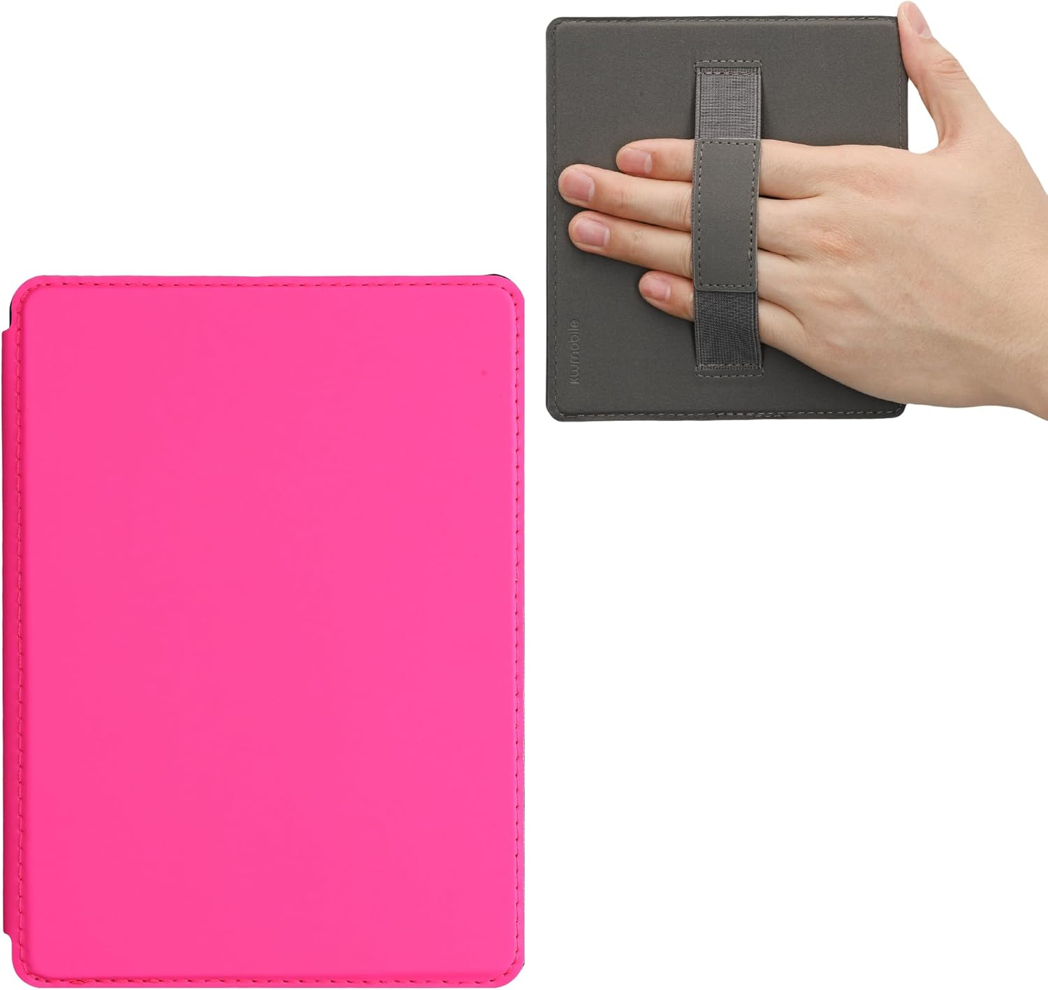 kwmobile Case Compatible with Amazon Kindle Paperwhite 11 Generation 2021 Case - Cover for Kindle Paperwhite Case w/Magnet - Neon Pink