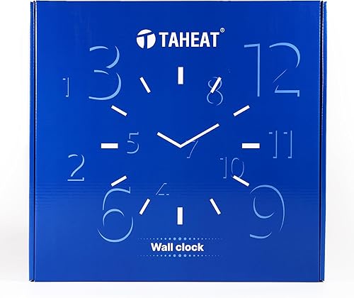 Miniatura 7 de TAHEAT Reloj de pared de palmera de 8 pulgadas, pequeños relojes náuticos costeros para baño, decorativo, funciona con pilas, silencioso, sin