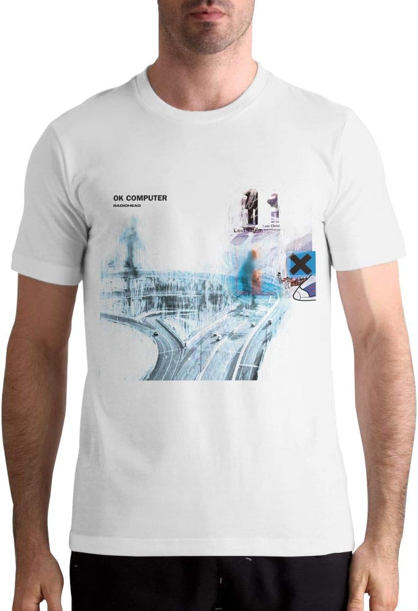 Radiohead OK Computer Mens Stylish Short Sleeve T Shirts