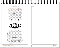 Vista 7 de Libro de puntuaciones de ajedrez Perfect Strike con reglas e instrucciones de puntuación. Heavy Duty. Práctica y competencia. (8.5" x 11") TS-5060