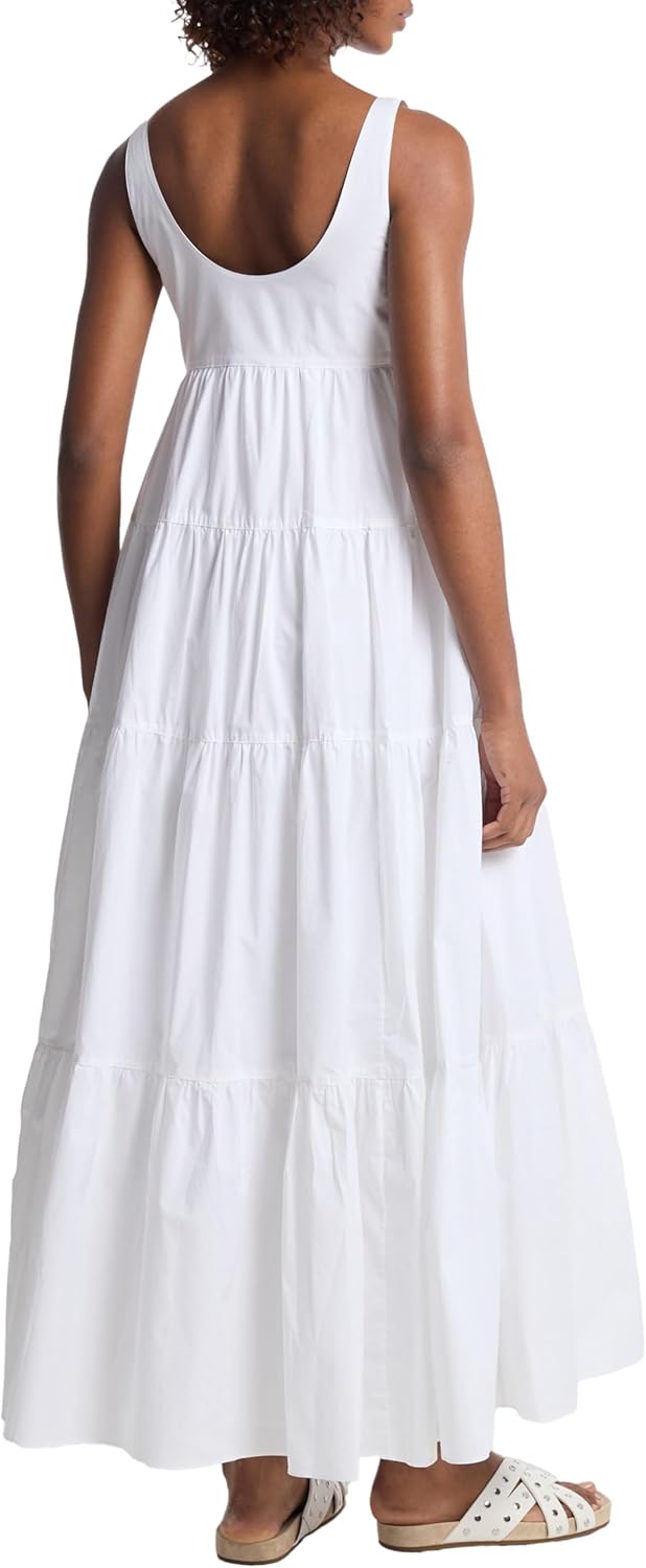 Michael Kors Women's Stretch Cotton Tiered Dress - Image 2