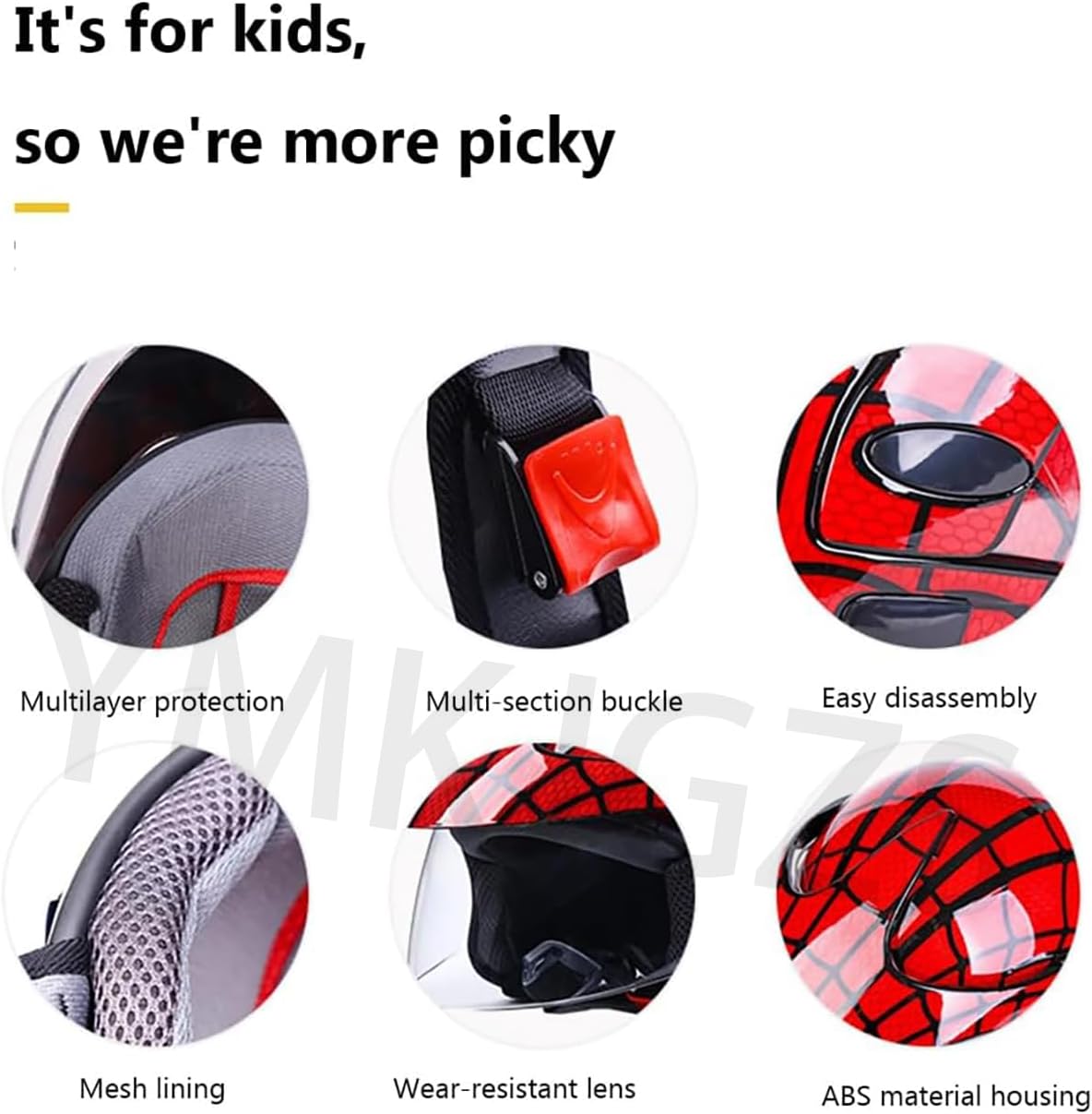 Summer Light Luxury Motorcycle 3/4 Half Youth Helmet Retro Go-Kart Jet-Helmet Scooter Cruiser Moped, DOT Approved Personality Children's Helmet Applicable Kids Cool Helmet