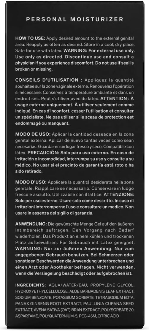 LELO Personal Moisturizer, Luxury Waterbased Lubricant for Women and Men with Aloe Vera, Personal Lubricant Water Based, Anal Lube for Women (75 ml/2.5 fl. oz) (Pack of 2)
