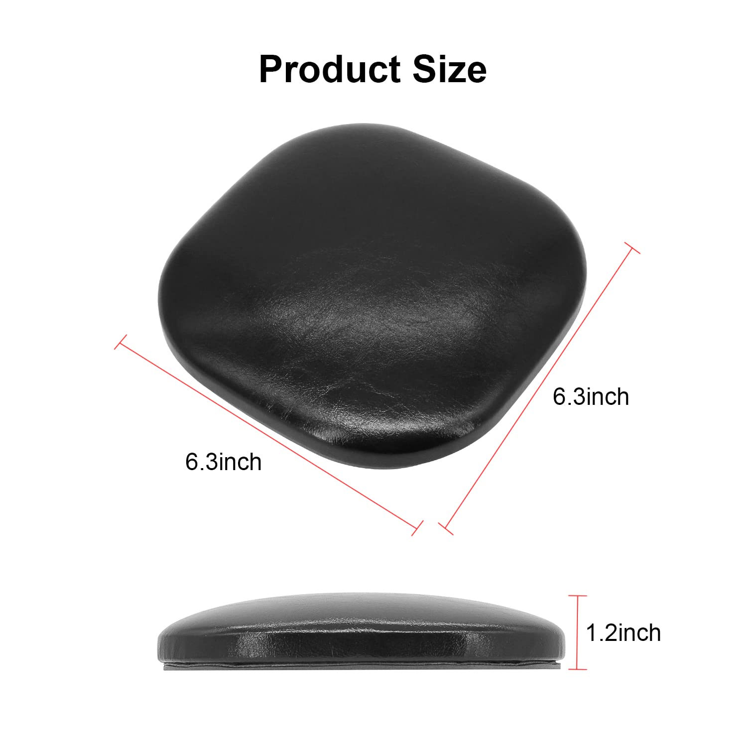Almohada para Reposamanos de Uñas,Cojín de Reposo de Uñas para Codo,Cojín de Mano de Manicura de Cuero,Reposabrazos de Uñas para Uso en el Hogar del Salón de Uñas Técnico(Black)
