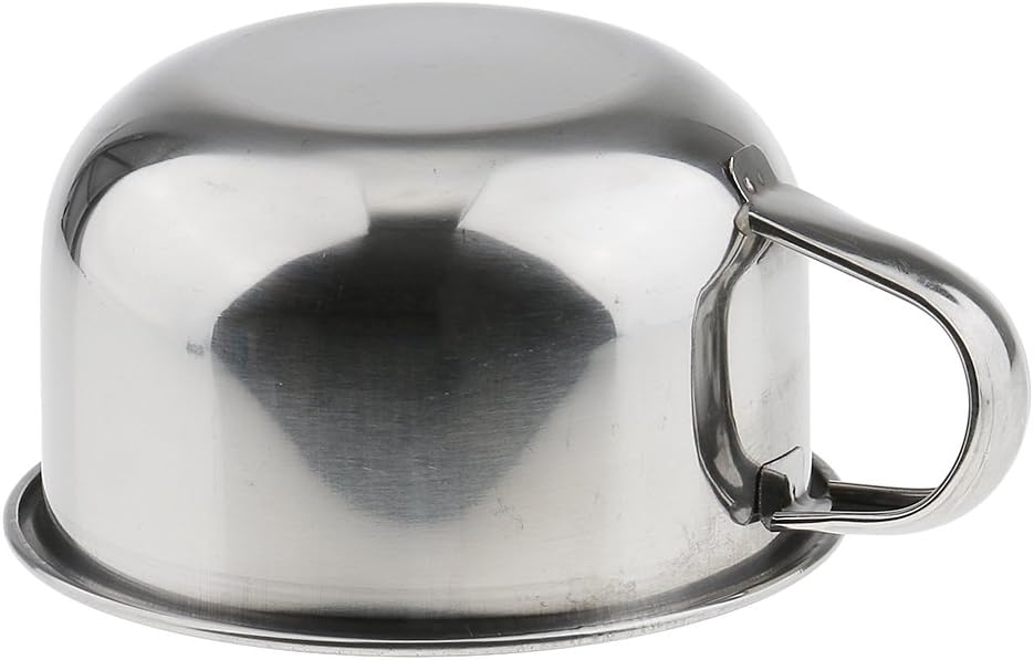 Wholesale 5pcs Men Grooming Shaving Bowls Bowl with Handle Stainless Steel