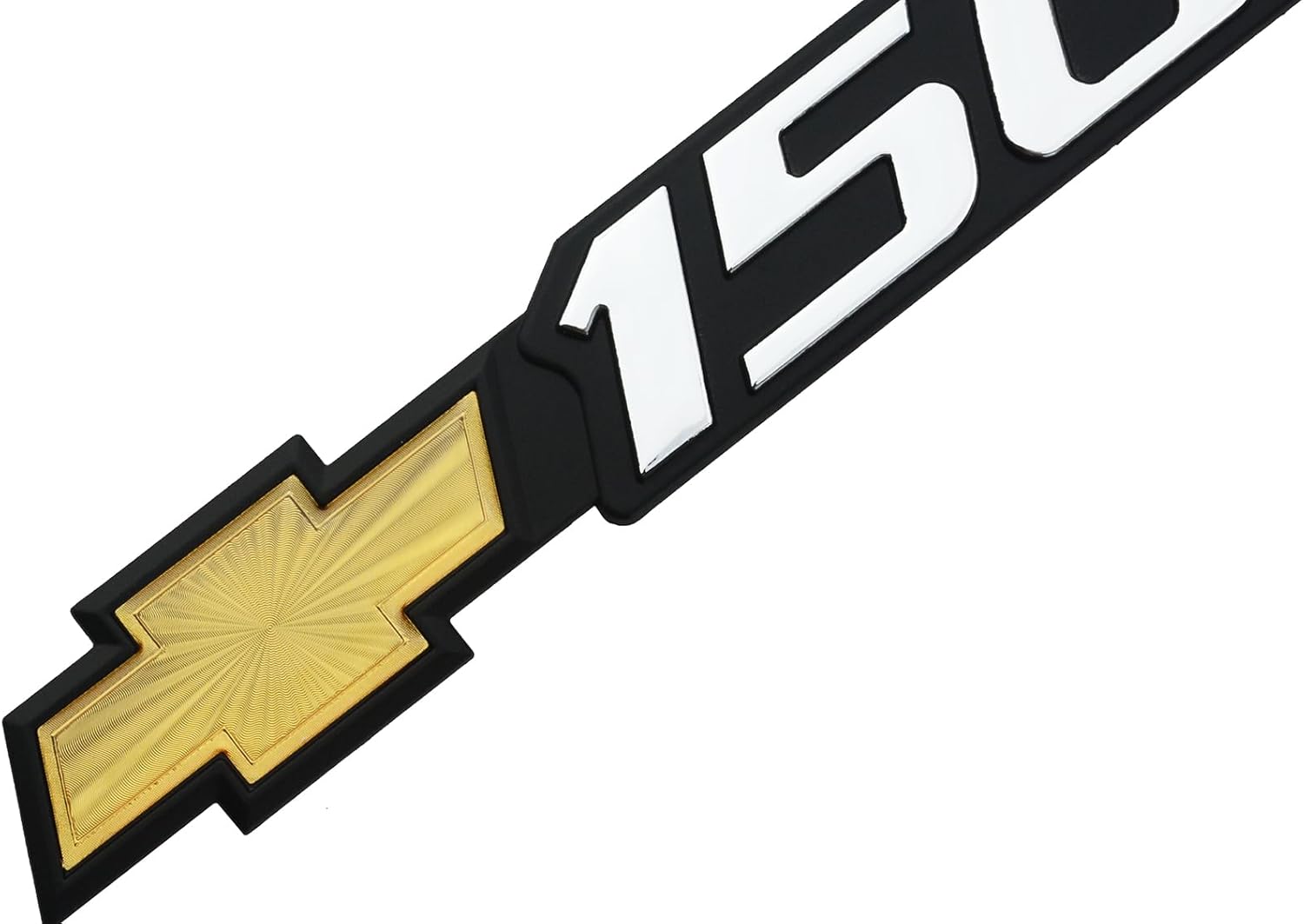 2Pc Front Side Door Tailgate Emblem 3D Nameplate Badge Letter Replacement for 2001-2007 1500HD 1500 HD 15238446 (Yellow)