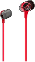 HyperX Cloud Earbuds II, Kabelgebundene Gaming-Ohrhörer, 14-mm-Treiber, Integriertes Mikrofon, 4 Ohrstöpsel-Größen, 3,5-mm-Anschluss, inkl. Hartschalenetui, für PC, Konsole, Mobilgeräten, Rot