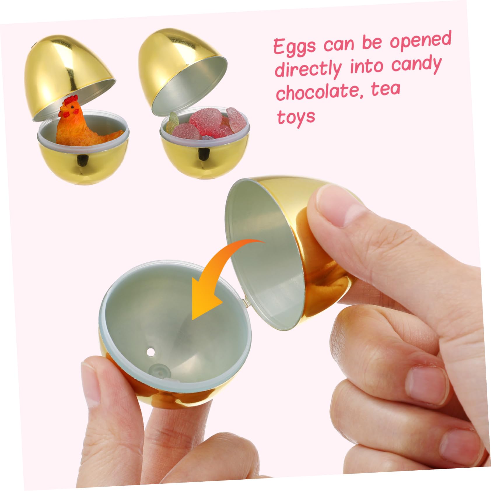 ERINGOGO 5 Set Uova Decorative da Uova Riempibili per Decorazioni Feste Pasquali Adorabili per Regali E Festeggiamenti 20 Pezzi * 5