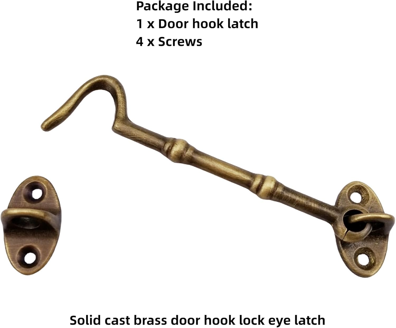 Heavy Duty Copper Door Latch gate latches Rustic Design Cabin Hook Latch Door Lock