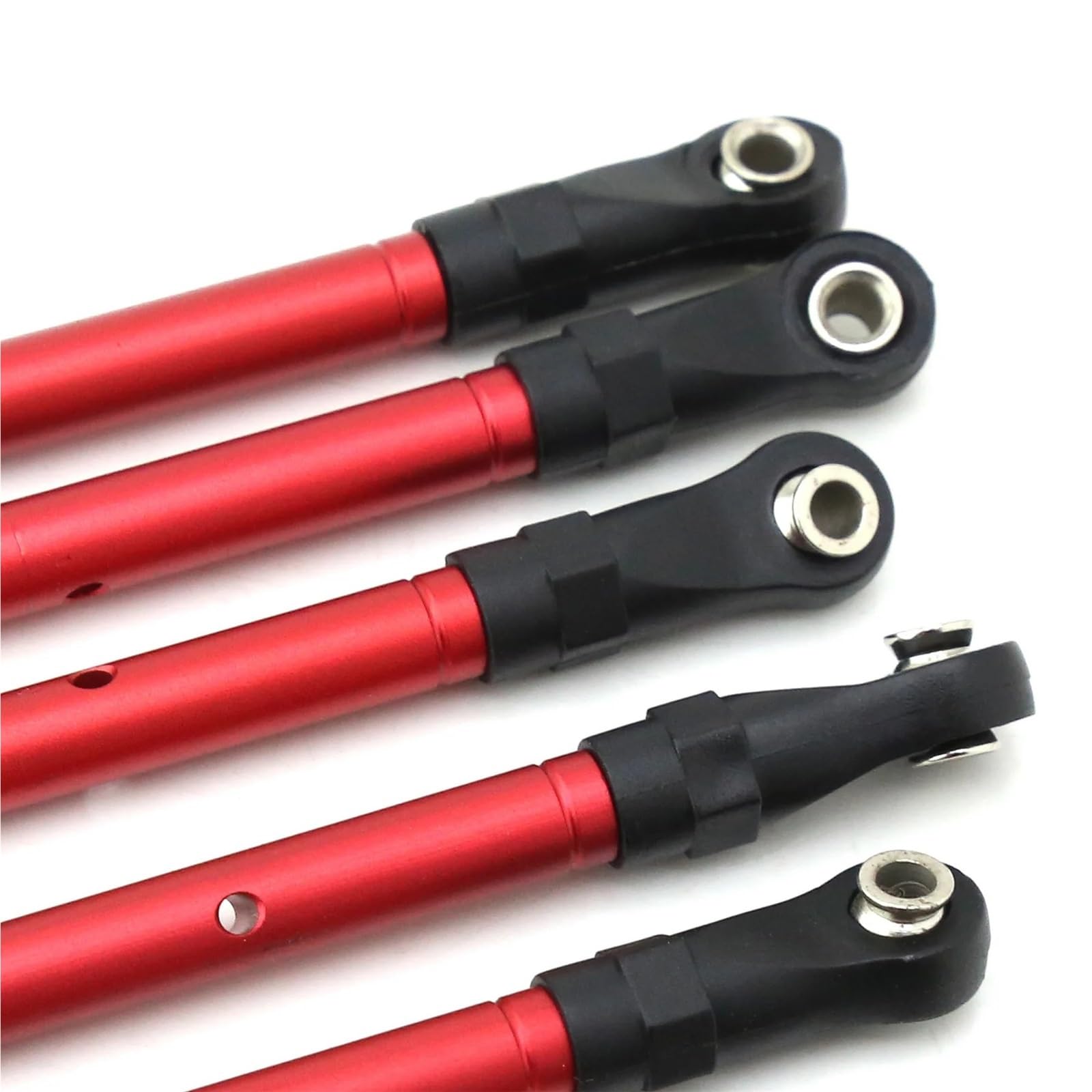 Accesorios RC para Traxxas para Hoss para Slash para Rustler 4WD Barra Tracción Delantera Y Trasera Ajustable Barra Acoplamiento Barra Dirección Piezas Actualización Coche RC