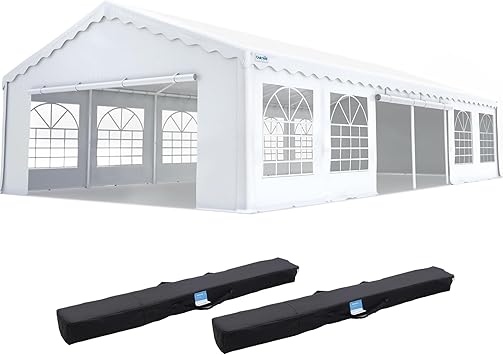 Quictent 20x40 Party Tent Heavy Duty Upgraded Galvanized Outdoor Canopy Tent Carport Wedding Event Shelter Wedding Tents for Parties with Storage Bags