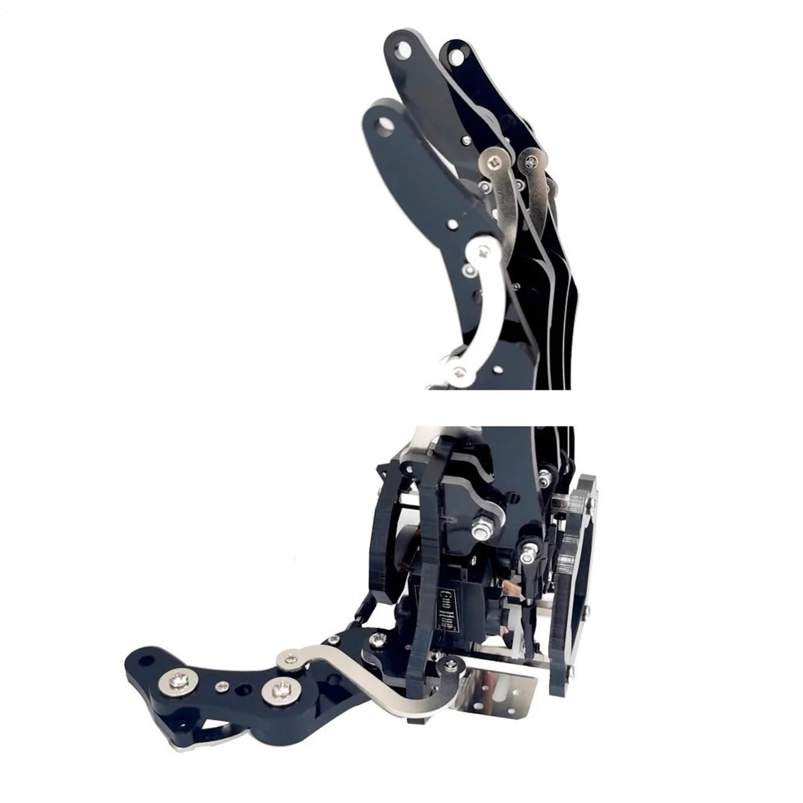 5 DOF pazur ręczny robota z podstawą robot humanoidalny biomimetyczny mechaniczna dłoń 5 palców mechaniczne ramię zmontowany ekspres DIY(Right Hand)