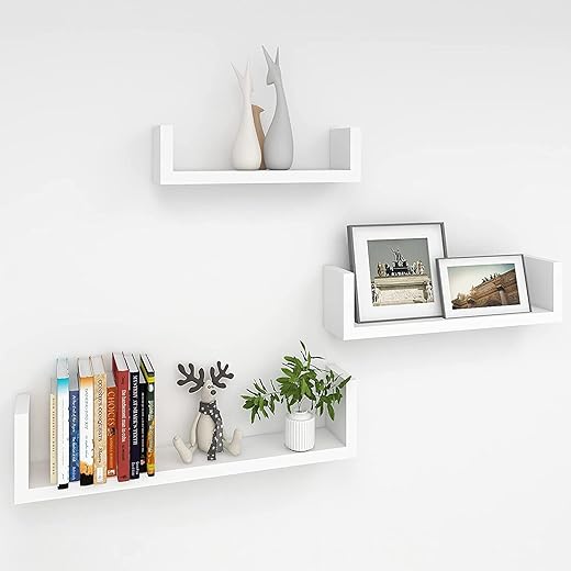 Hanging Floating Wall Shelf Set of 3