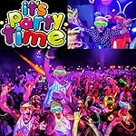 30 Pack LED Glasses Glow in The Dark Party Supplies Glow Sticks Glasses Party Favors Rave Neon Shutter Shades Light Up Glasses Sunglasses Party Favors for Kids/Adults Valentines Day Birthday Wedding - Image 5