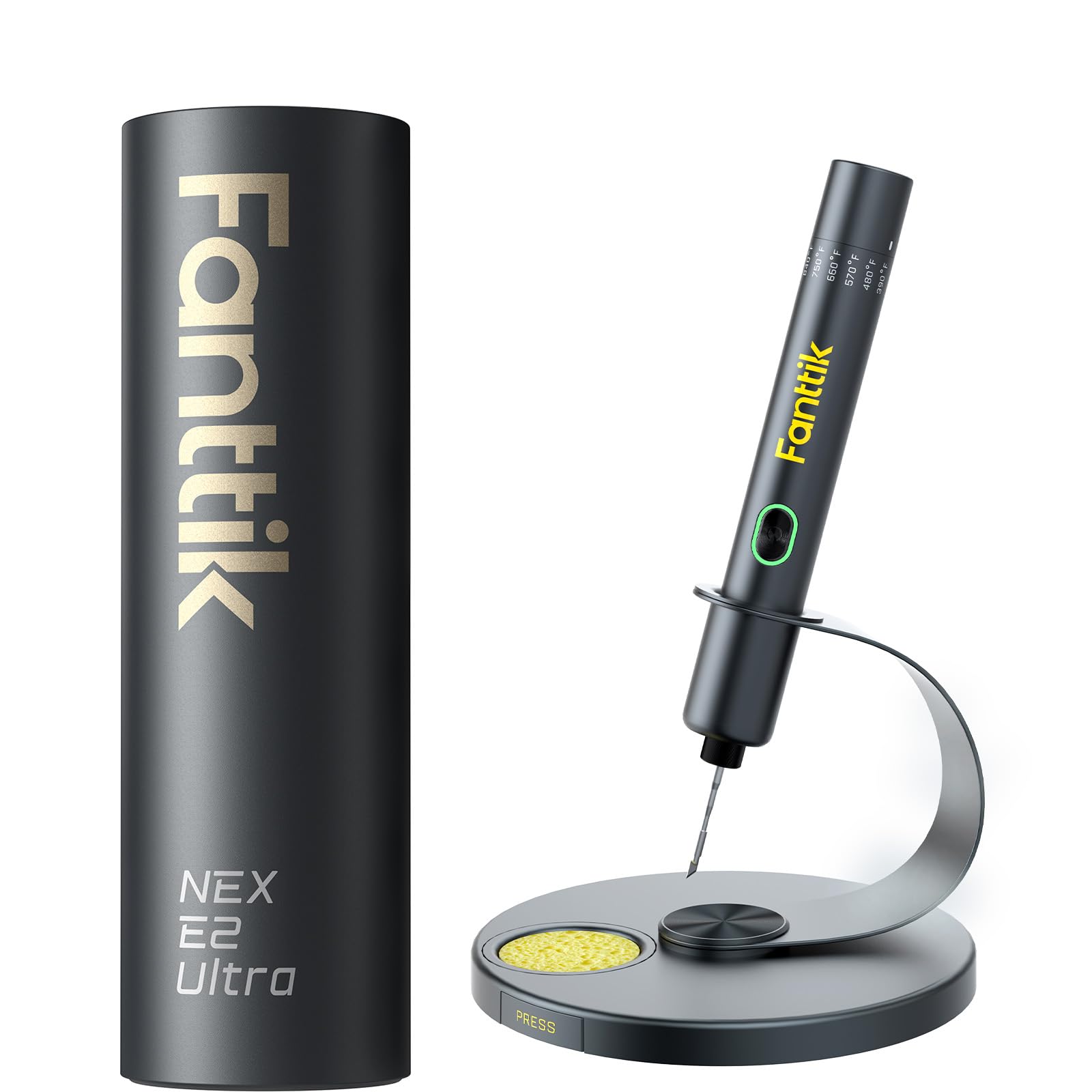Kit de soldador Fanttik T1 Max y mini destornillador eléctrico E2 Ultra de 3,7 V