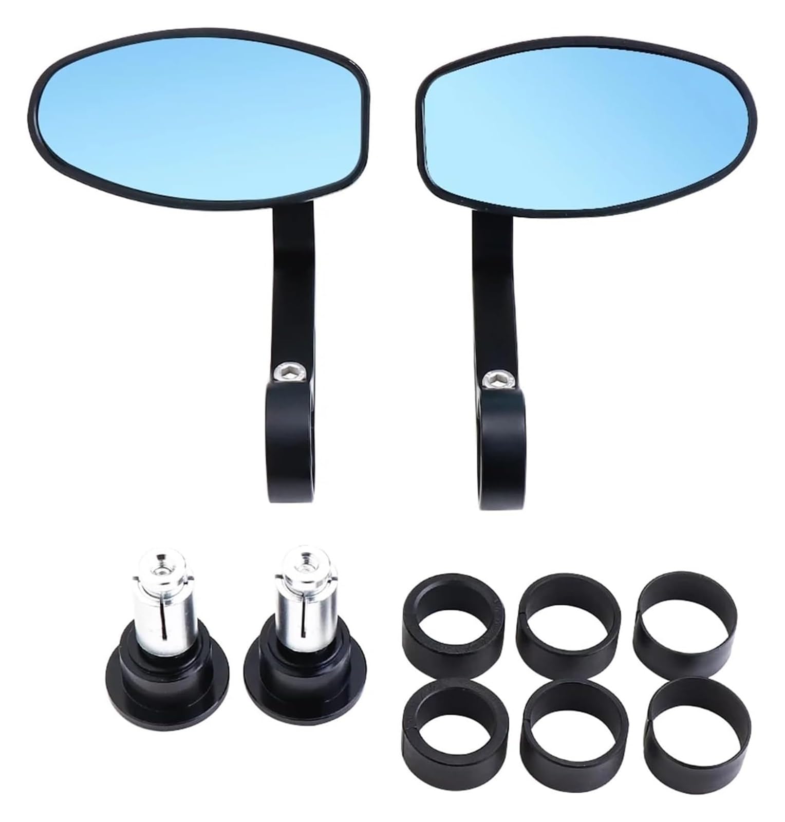 Espejos retrovisores de manillar 22mm para Kawasaki Z800 y Versys 650 7