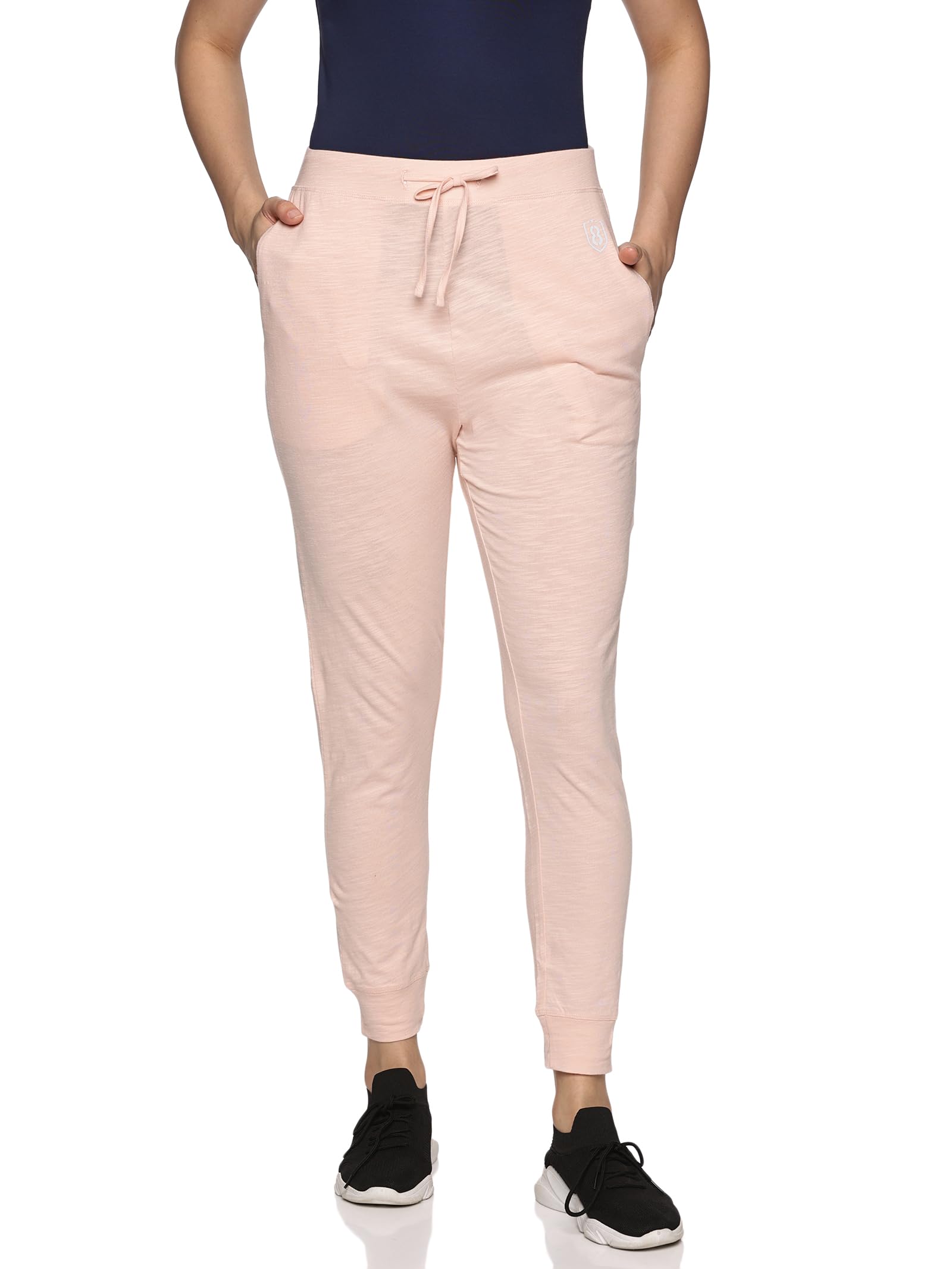 domin8 Women Joggers Pant with Side Pockets and Drawstring Waist Adjustable Lilac-picture-16