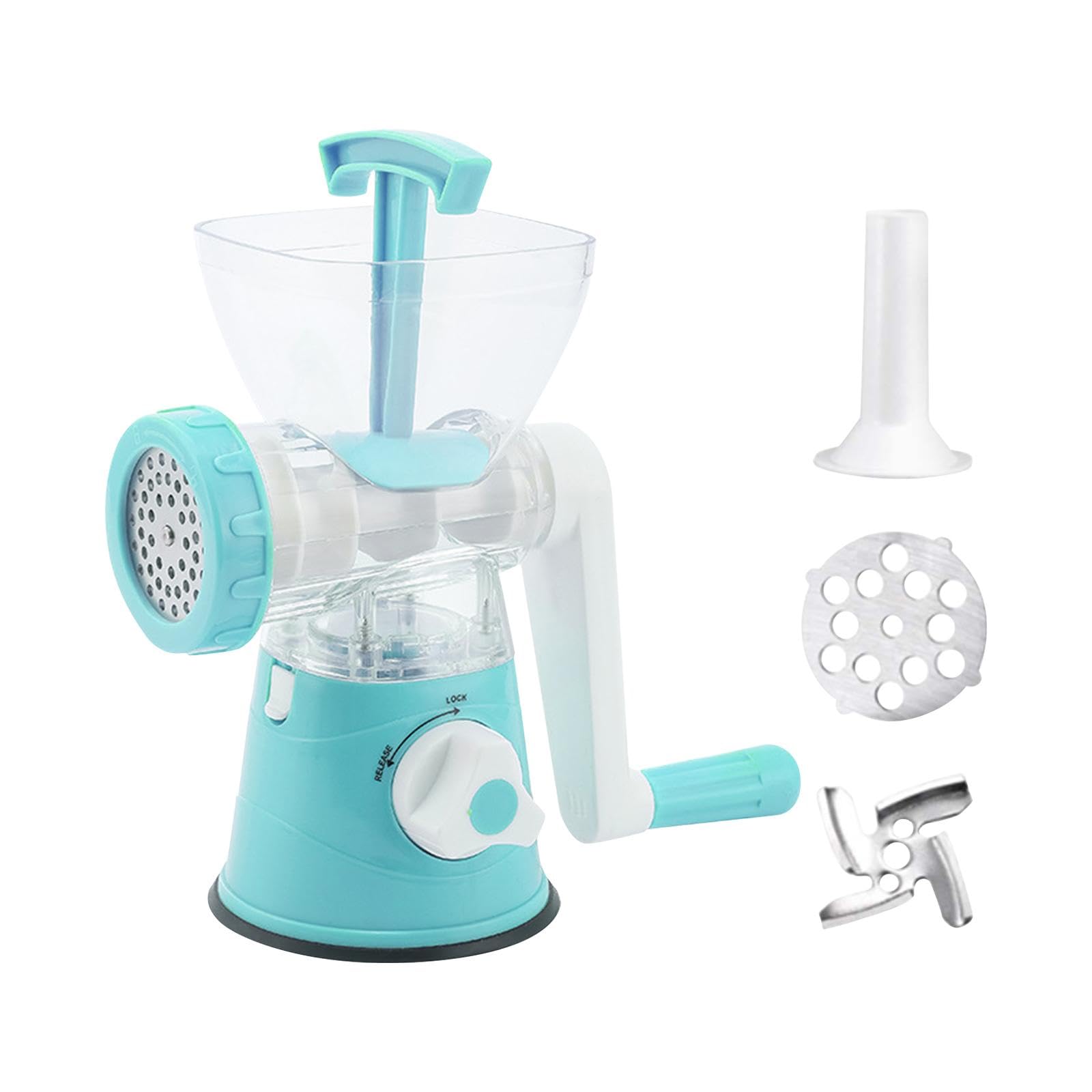 CALANDIS® Meat Grinder Manual Kitchen Meat Mincer for Burger Patties Ground Beef Chili | 1 Set Manual Meat Grinder '