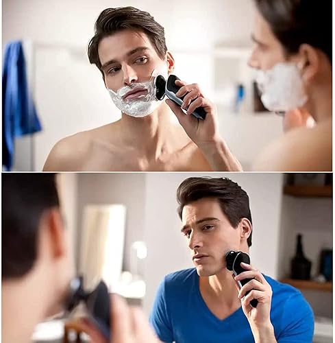 Miniatura 5 de SH60 - Cuchillas de repuesto para afeitadoras eléctricas Philips 6000 Series 6000, cuchillas de repuesto compatibles con cepillo de limpieza Norelco