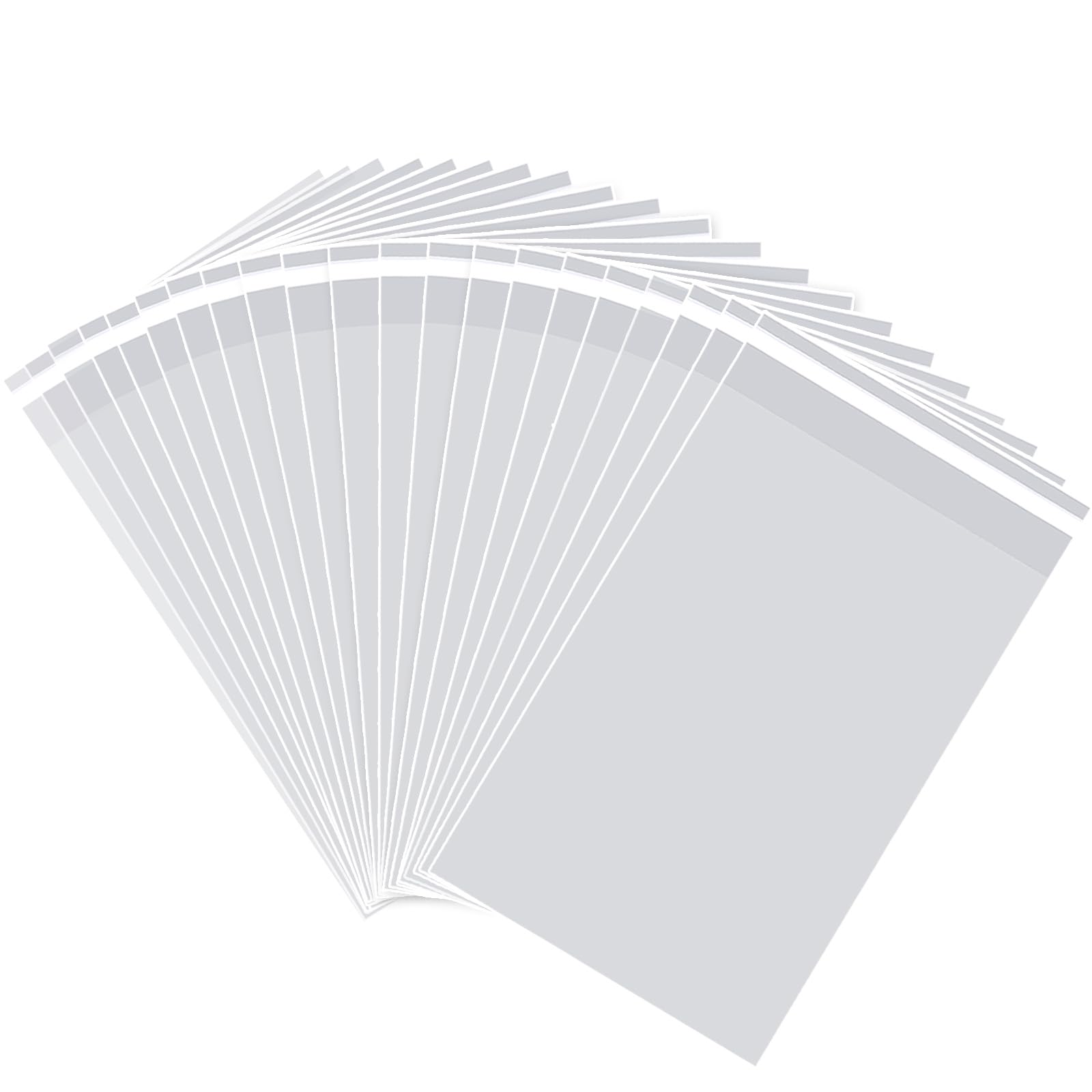 5x12 Cellophane Bags UNIQUEPACKING 100 Pcs 8 7/16 X 10 1/4 (O) Clear Flat Cello/Cellophane Bags Good For 8x10 Item 8x12 Cellophane Bags - Foto 11