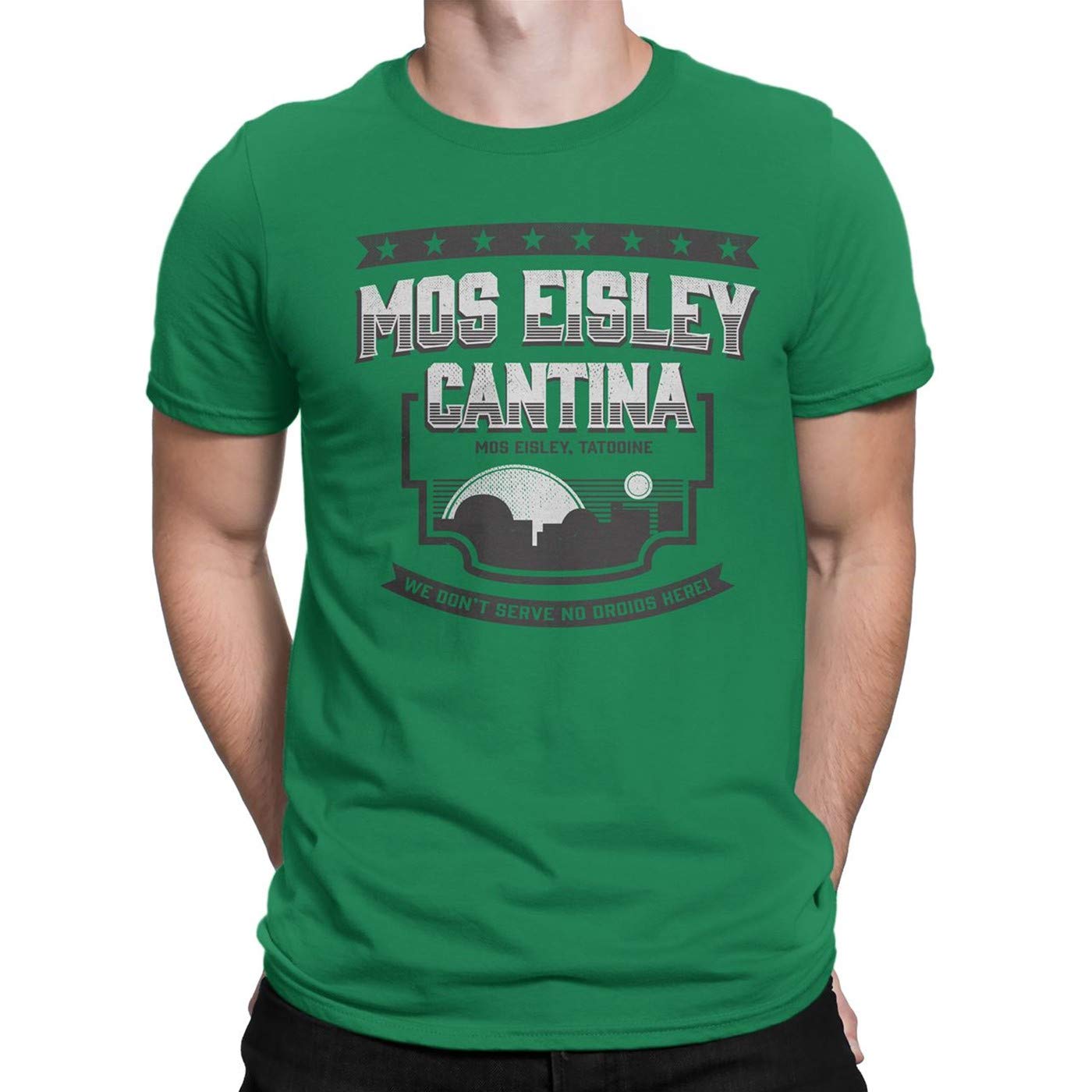Mos Eisley Cantina Men's T-Shirt (Small) Green