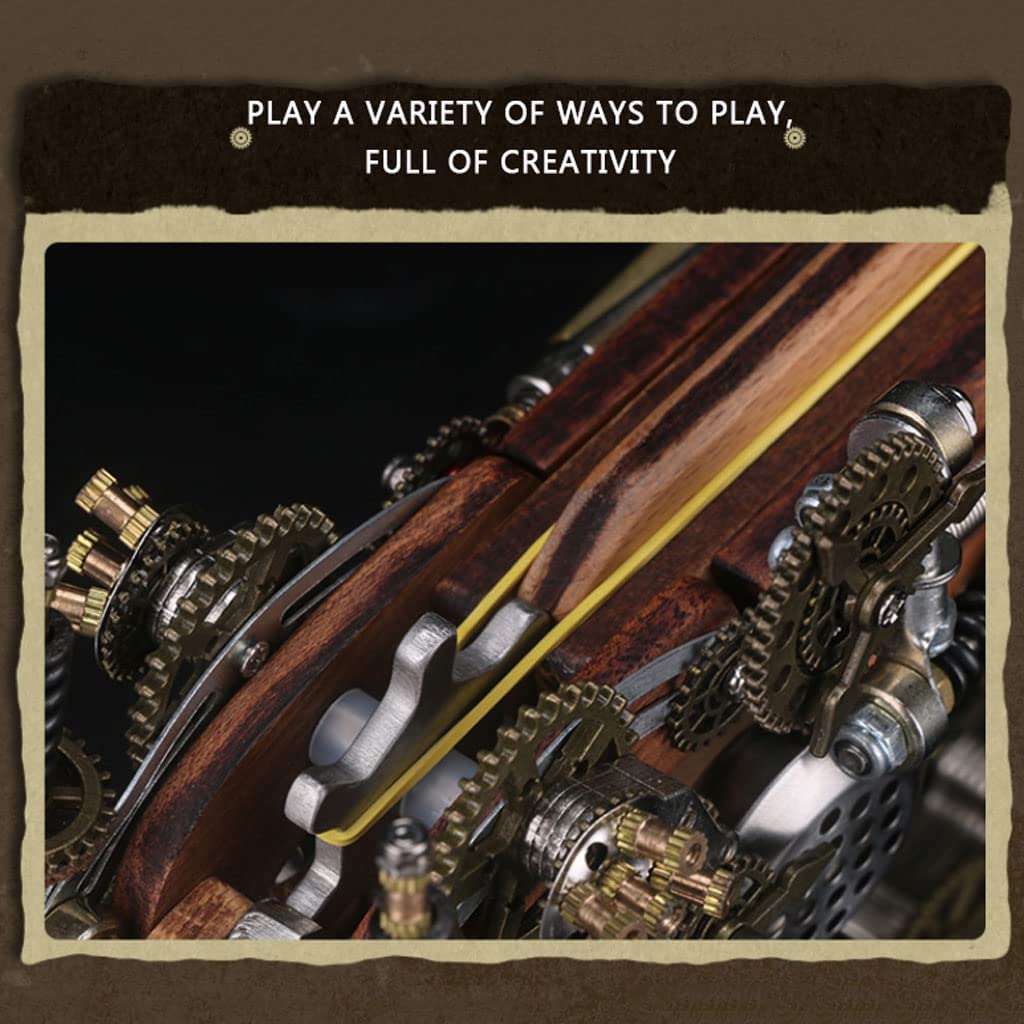 Puzzle 3D per adulti, puzzle 3D in metallo, puzzle 3D creativo in stile steampunk per artigianato, decorazione scrivania, festival