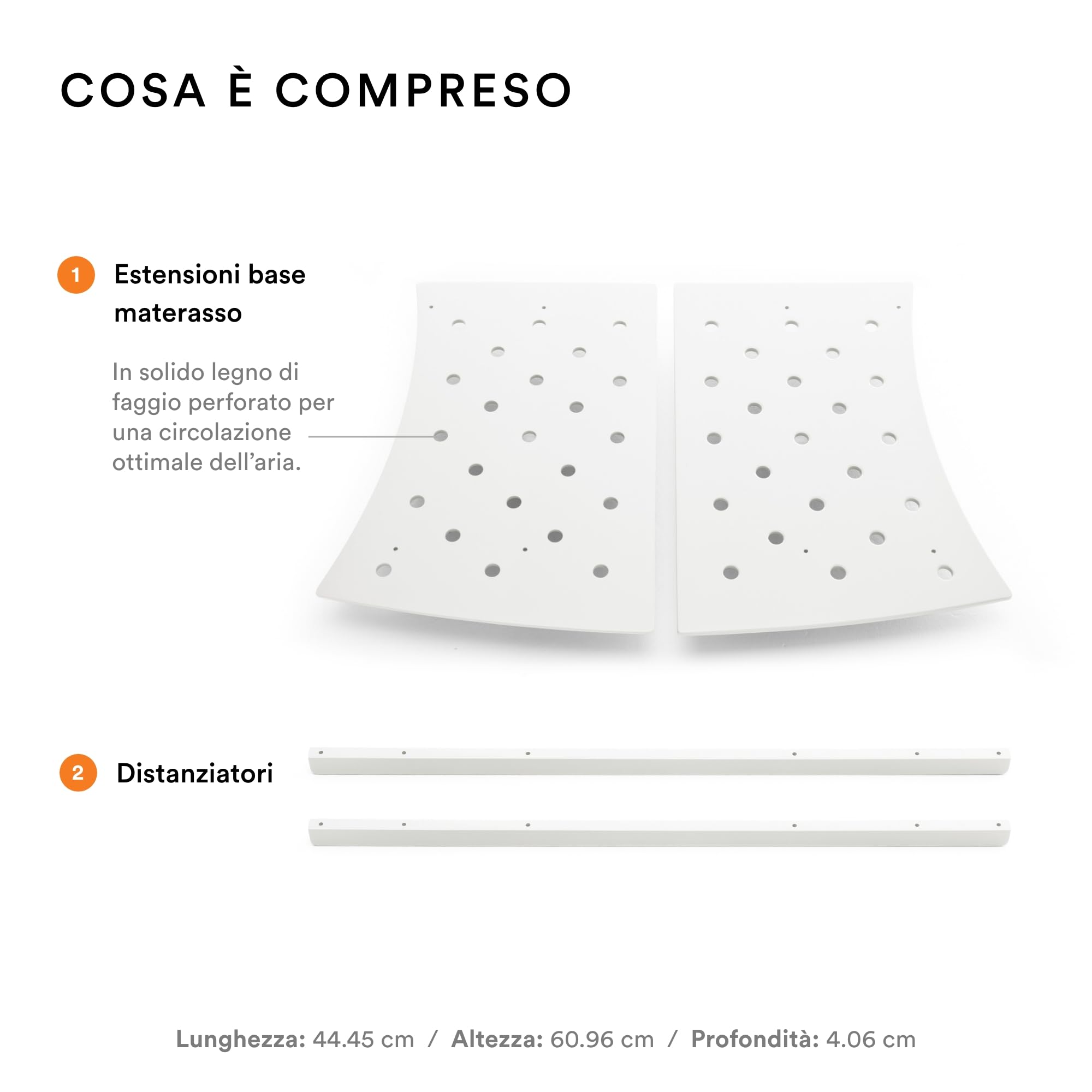 Stokke Sleepi Estensione Junior, Bianco - Prolunga il letto Stokke Sleepi fino a 172 cm - Per bambini fino a 10 anni - Materasso non incluso con fodera rimovibile