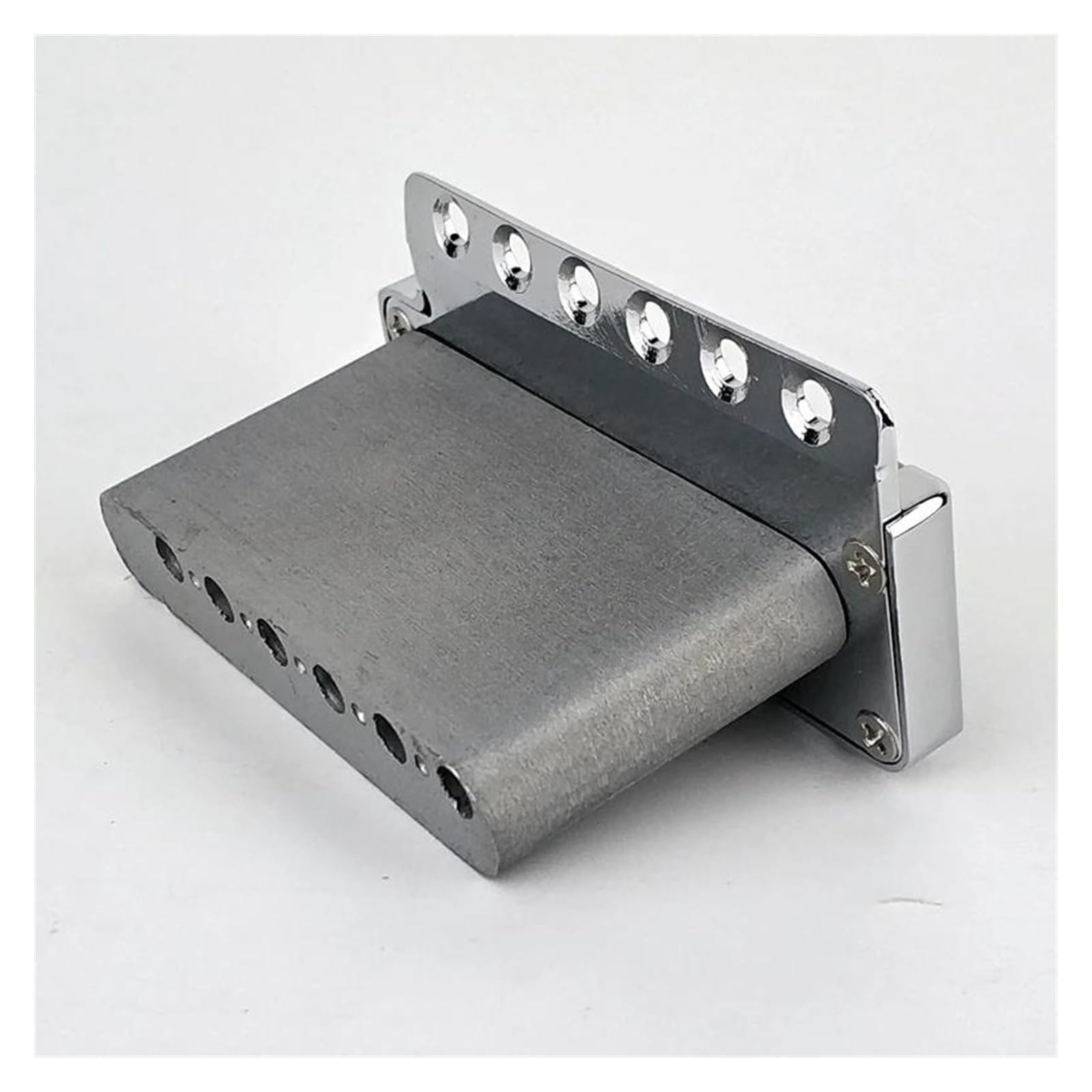 ponte sostitutivo per chitarra Chitarra Elettrica Cromata Argento Fissa 6 Viti Per Ponte ST Tremolo Vibrato
