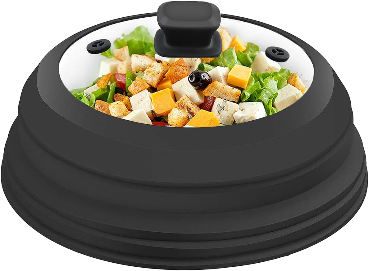 Microwave Splatter Cover,Glass Microwave Cover for Food BPA