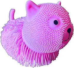 Brinquedo Fidget Squishy Anti-stress Ideal para Diminuição de Ansiedade Brinquedo Sensorial Infantil Diversão e Relaxamento (Gato Rosa)