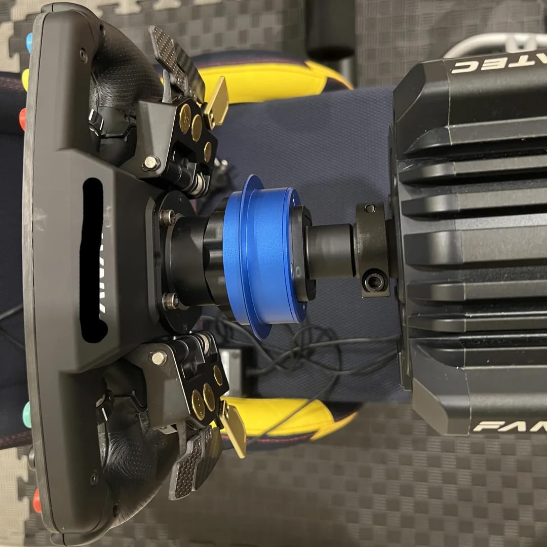 Replacement QR2 and QR2 Pro Wheel-sides Quick Release for Fanatec Steering Wheel Accessories (Blue)